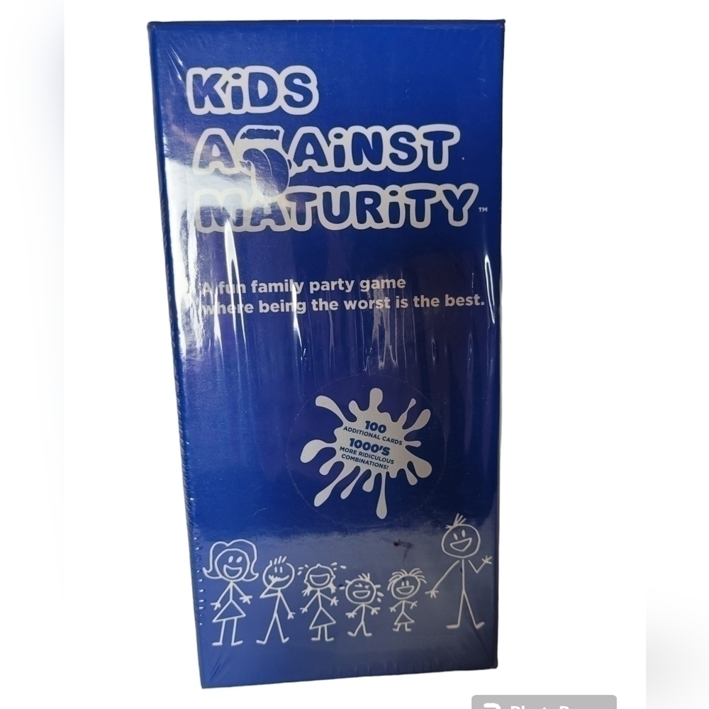 Kids Against Maturity Super Fun Card Game, New and Sealed
